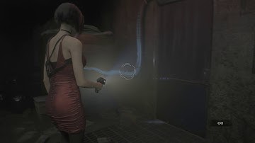 Resident Evil 2 Third EMF Visualizer Puzzle Open Door