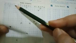 cara mengisi LJK