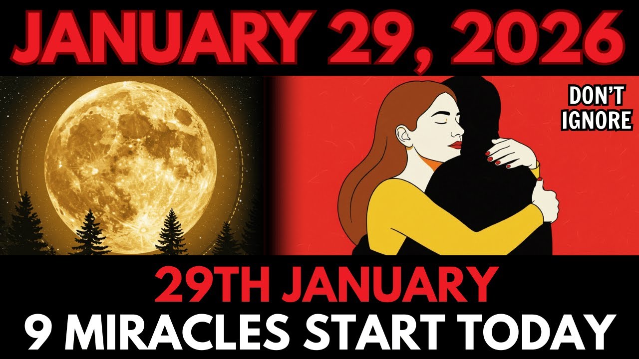 Chosen Ones: January 29 Moon Shift ⚠️ 9 Powerful Miracles Begin Manifesting TODAY