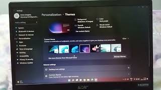 Acer Laptop Theme Setting, How To Change Theme, Acer Laptop Change Theme