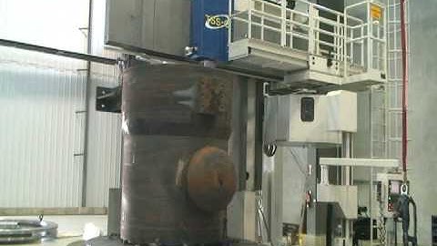 Large CNC Vertical Lathe Machining