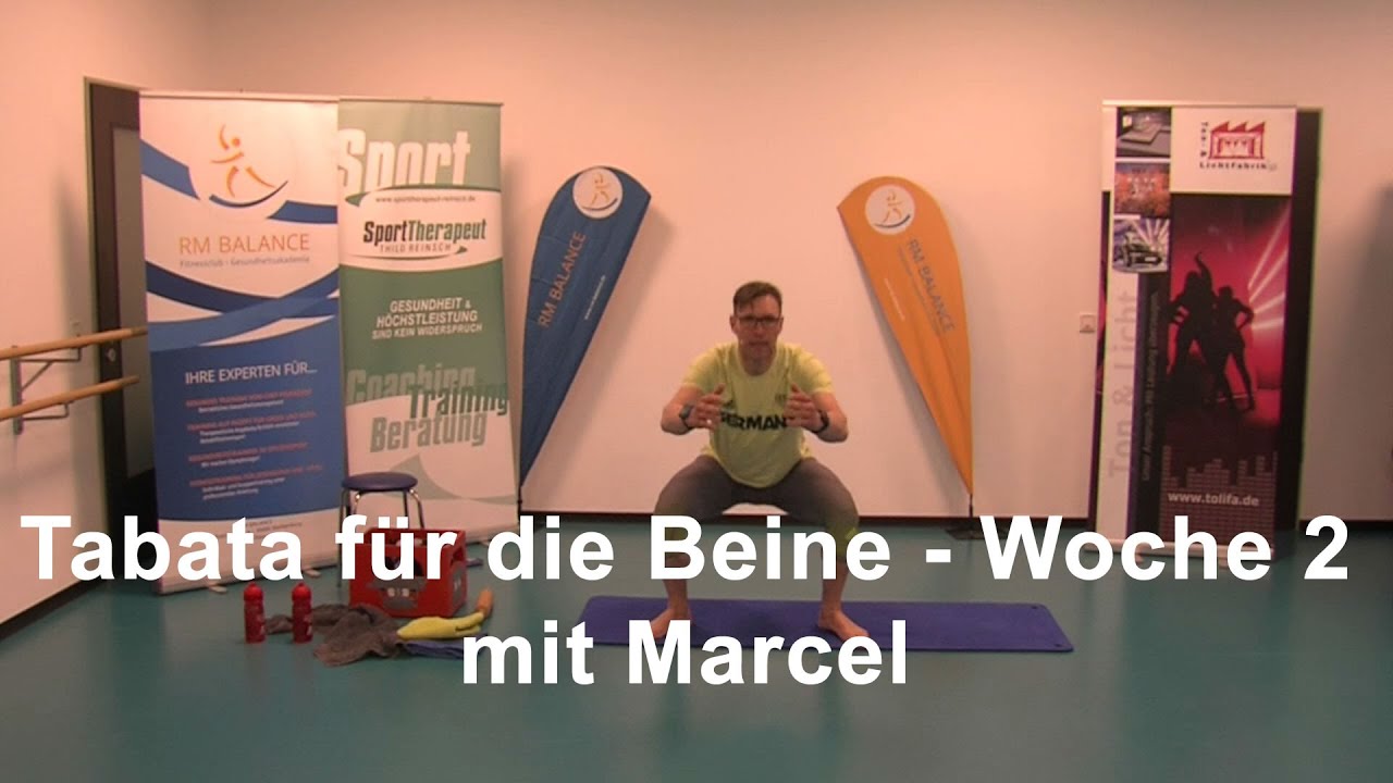 Tabata für die Beine Woche 3 - mit Marcel