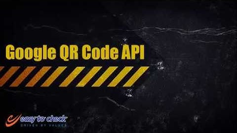 Owner of the video is EasytoCheck Software Solutions, Google QR Barcode API Integration in Zoho