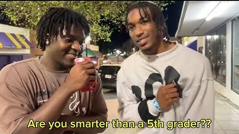 Asking college students if they are smarter than a 5th grader (ECU EDITION) 🏴‍☠️