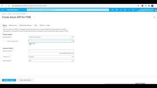Deploy Azure API for FHIR (by ylong62)