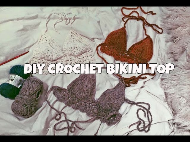 Crochet Front Closure Bikini Top/Bralette pattern by Hang Nguyen