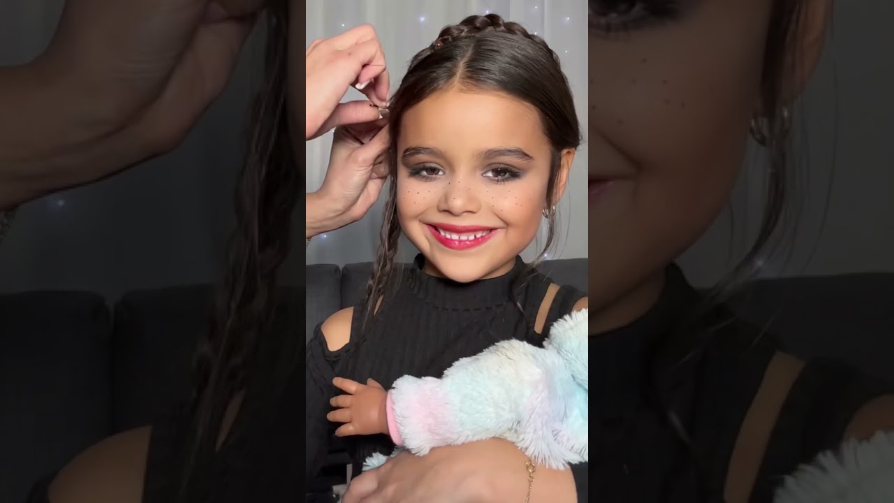 Wednesday Addams Makeup Hair Transformation Shab Kassie