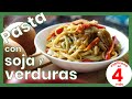 Pasta con VERDURAS y SALSA DE SOJA 👉【Explicada en 4 minutos】🚀