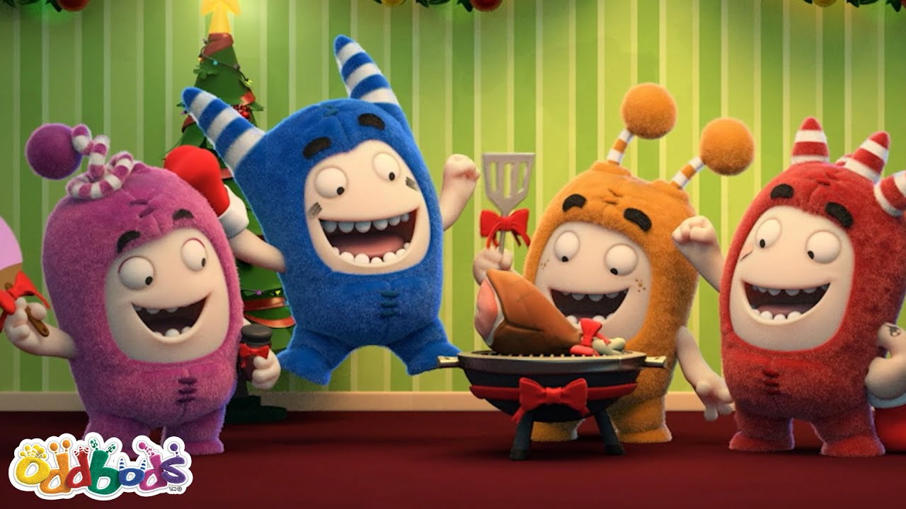 Christmas Stockings | Oddbods Adventures | Learn ABC 123 | Fun Cartoons | Moonbug Kids