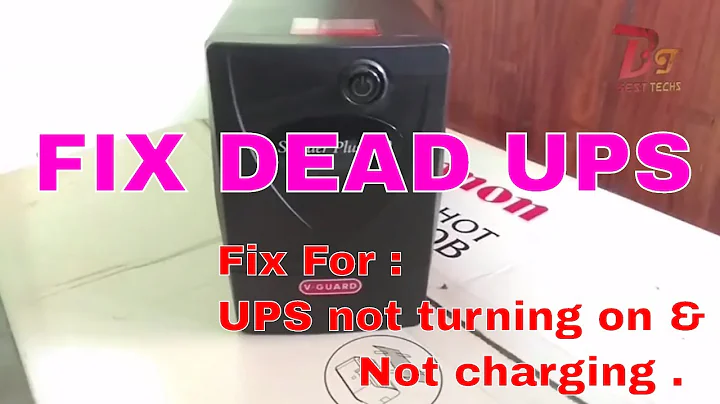 Fix And Start Dead UPS With No Extra Cost | Computer UPS Not Turning ON or Now Working Solution