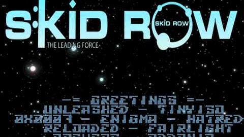 SKIDROW -  mount and blade - PC Cracktro 2009 / Crack intro ( WINDOWS )