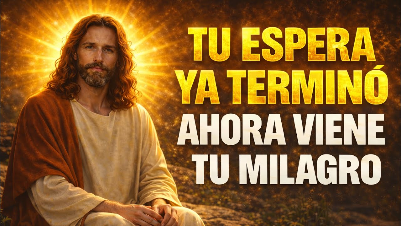 DIOS TE DICE: TU ESPERA NO FUE EN VANO, EL MILAGRO VIENE EN CAMINO ...