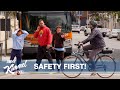 Mark Rober Saves Pedestrians Crossing the Street on Their Phones