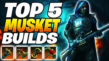 TOP 5 BEST MUSKET BUILDS IN SEASON 10! New World Musket Build