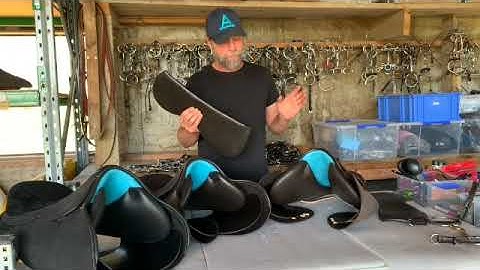 Difference between the panels on the MVP polo saddles from Ainsley Saddlery   SD 480p