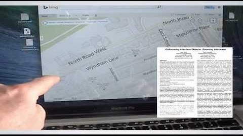 Collocating Interface Objects: Zooming into Maps
