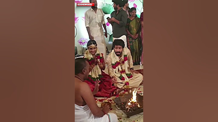 Harish Kalyan Wedding 😍 மந்திரத்த Correct-ஆ சொல்லுங்க 🤣