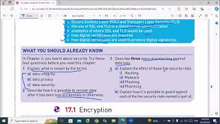 A-Level CS-9618 | Chap-17 Security | Paper 3 | public keys and private keys | SSL vs TLS | Digital
