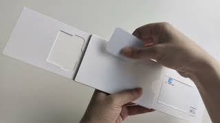 Custom Black White NFC Business Card Boxes Package Vip Credit Card Packaging