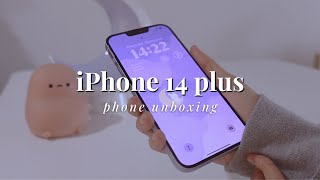 Unboxing iPhone 14 Plus Purple + Accessories (Aesthetic) | Camera, Gaming