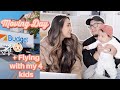 Moving Day + Hectic Flight with my Newborn & 3 Kids ✈️👶🏻💕