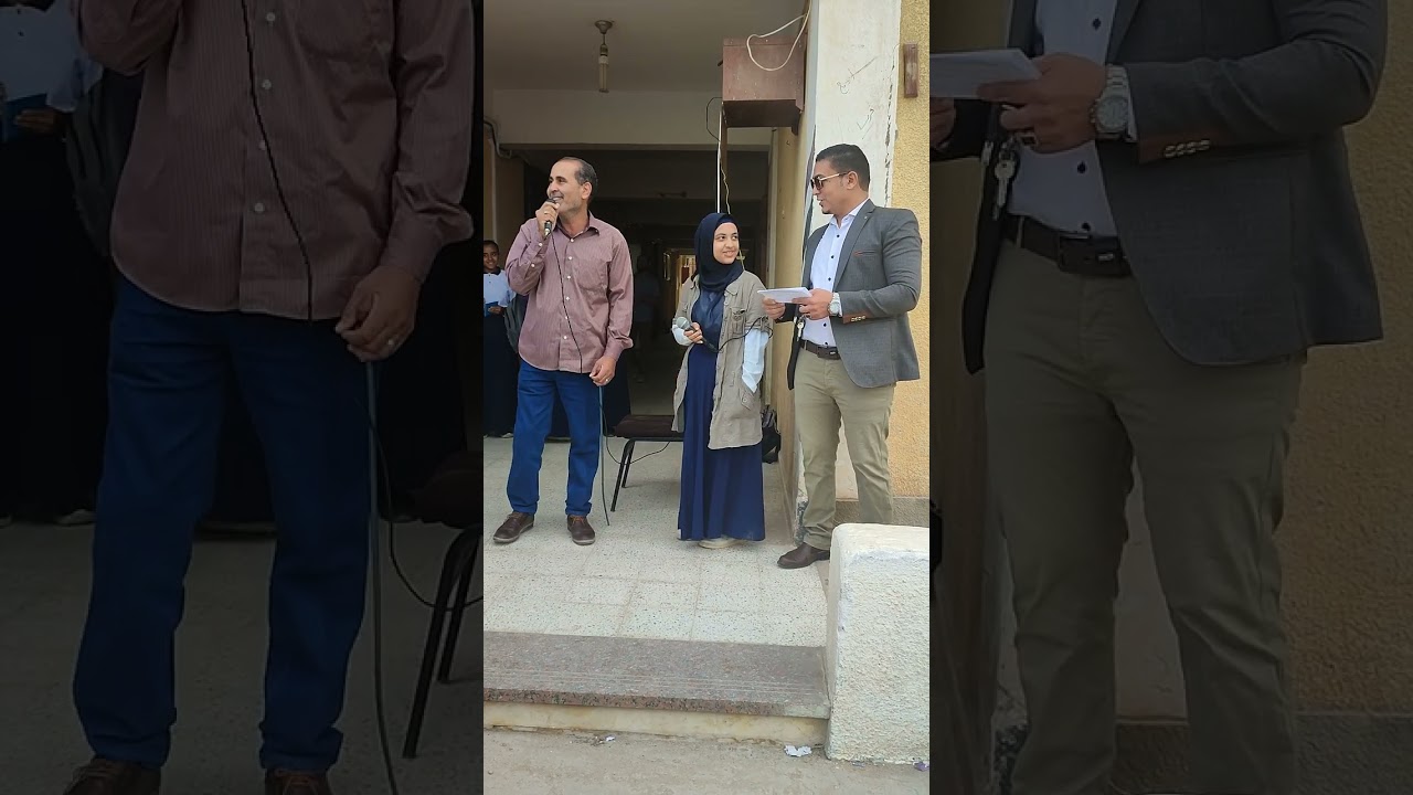 الاذاعه المدرسيه ولقاء مع مدير المدرسه