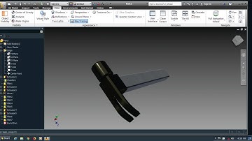 How To Make Hammer || Autodesk Inventor Tutorials