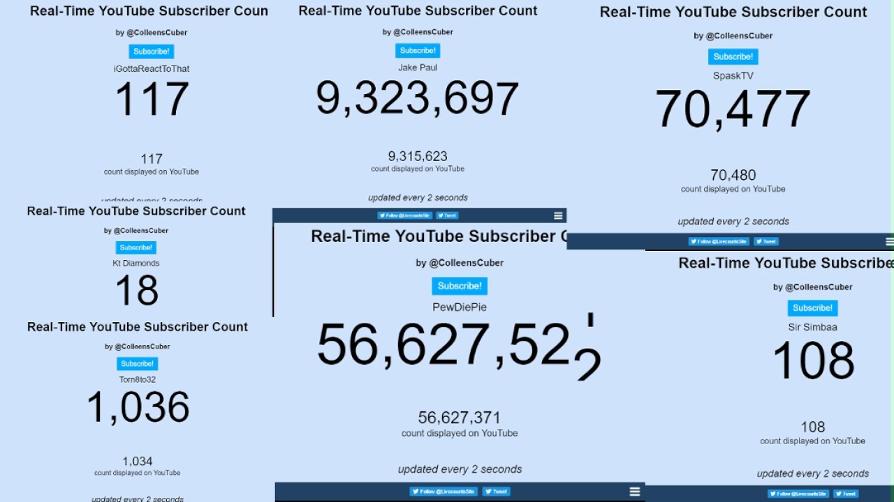 LIVE SUB COUNT!!! COME IN JOIN AND GAIN ACTIVE SUBS - YouTube