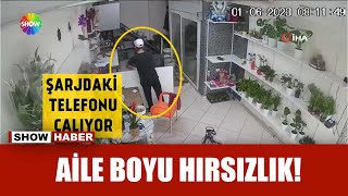 Biri gözcülük diğeri hırsızlık yaptı!
