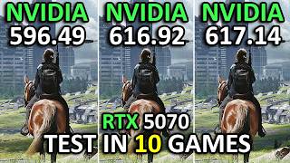 Nvidia Drivers (596.49 vs 616.92 vs 617.14) | Better Driver or Not? | RTX 5070 screenshot 5