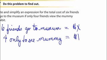 Ch6 Lesson 7   Equivalent Expressions video lecture
