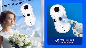 LIECTROUX YW610 AI Powered Robot Window Cleaner