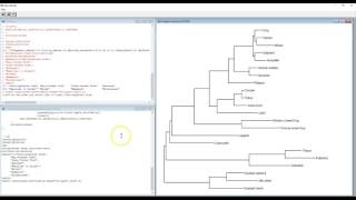 Interactive node labeling in phytools