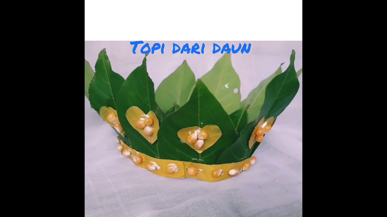  Cara  membuat  topi  dari daun YouTube