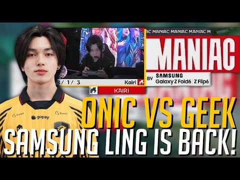 KAIRI's SAMSUNG LING IS BACK IN MPL ID AND GOT A MANIAC