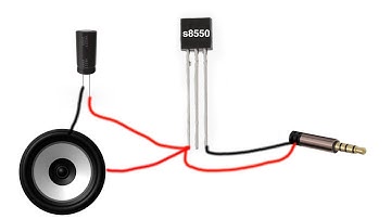 S8550 Transistor İle Amfi Devresi Yapımı | S8550 Transistor Amplifier Circuit S8550 - S8050 -D331