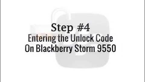Blackberry Storm 2 9550 Unlocking Tutorial For All Networks Worldwide