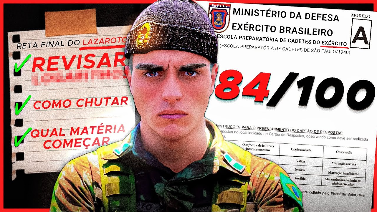 Minha ESTRATÉGIA de PROVA para PASSAR na EsPCEx! | Nicolas Lazaroto | Concursos Militares