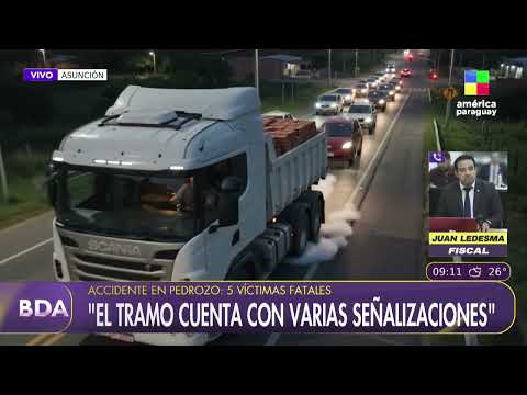 🚨🚛 Tragedia en Pedrozo: El camión pasó de largo la rampa de frenado