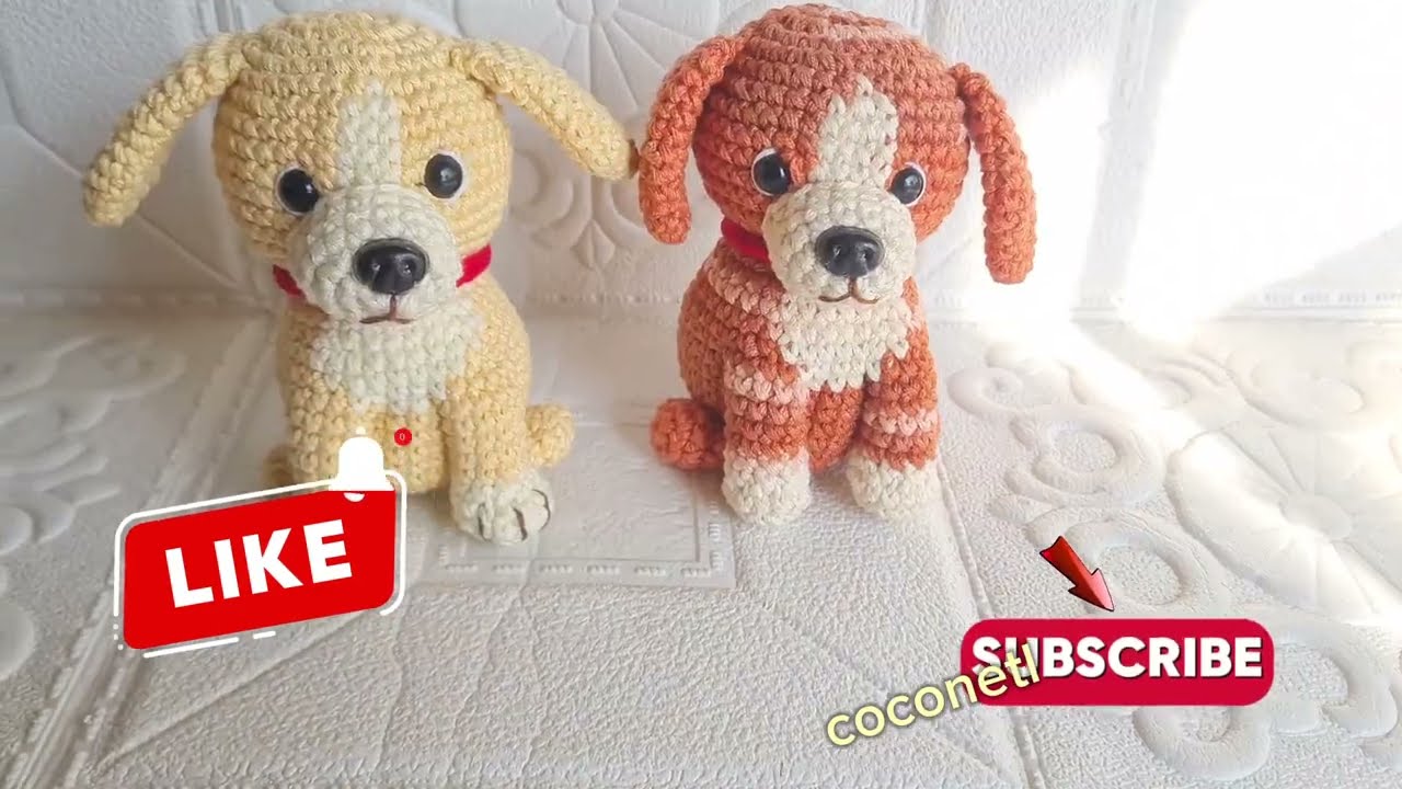 bebe beagle |perrito tejido a crochet |paso a paso | tutorial facil | coconetl