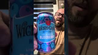 Wicked grove hard cider (LIMITED RELEASE BLUEBERRY) review this with me and drop a comment to try