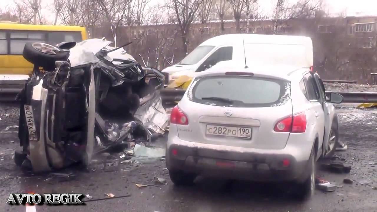 Аварии на видеорегистратор не для слабонервных