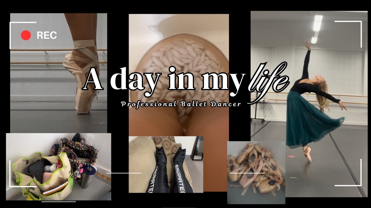 Day In My Life! Full rehearsal day, cross training and recovery! Professional Ballet Dancer🩰💕🥰