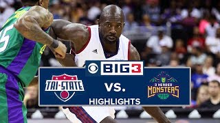 Amar'e Stoudemire MONSTER performance | Tri State vs. 3 Headed Monsters | Highlights