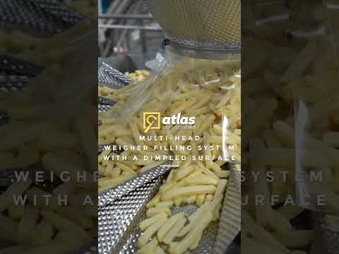 ماكينة تعبئة وتغليف البطاطا المجمدة أصابع البطاطا المقلية أطلس إنترناشيونال
