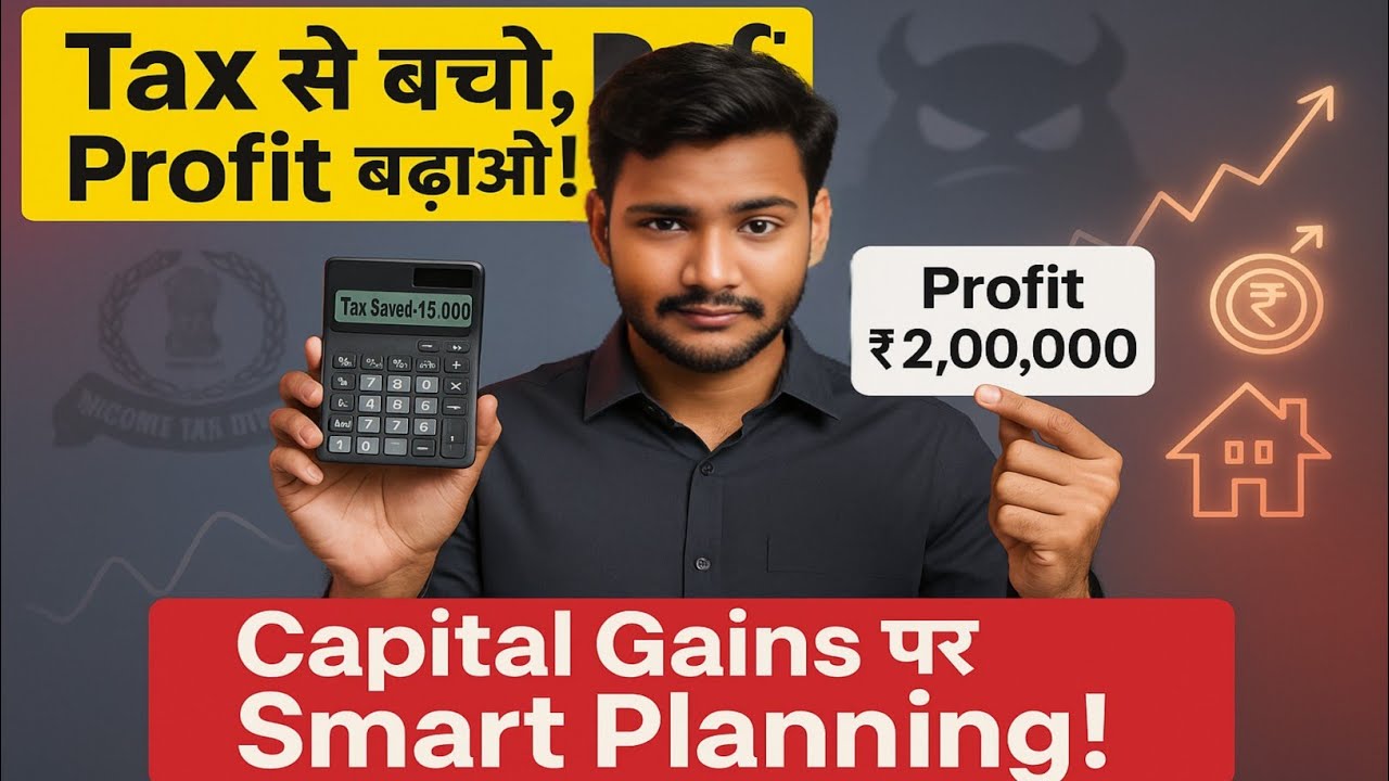 Capital Gains Tax 2025 | Stocks, Crypto, Real Estate में Tax कैसे बचाएं?