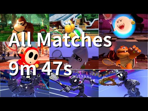 All Matches 9:47 #マリオテニスエース #mariotennisaces #speedrun