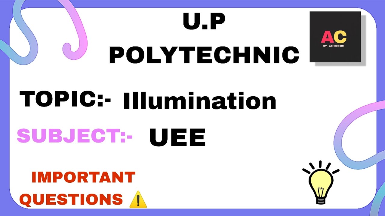UEE UP POLYTECHNIC 3RD YEAR 6SEM important questions  #viral #education #uppolytechnic #class 01 