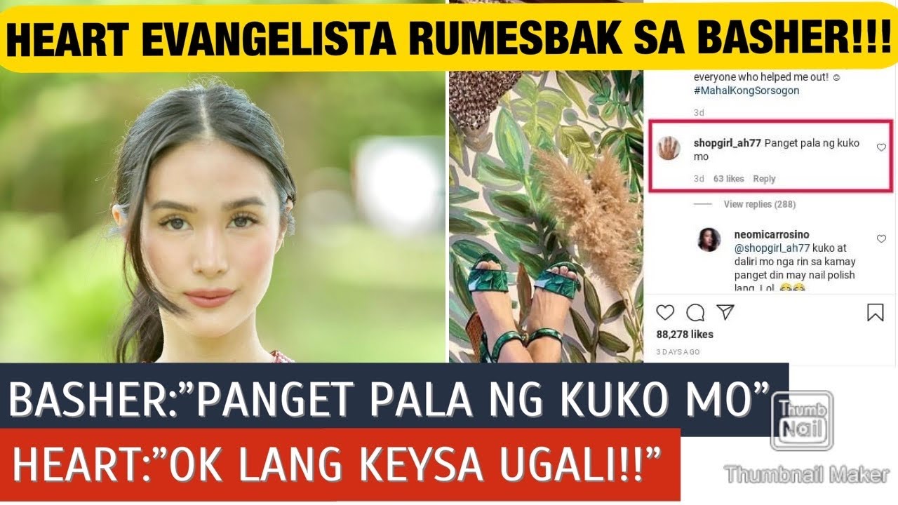 Heart Evangelista slams basher's “nababaliw” & “walang anak” comment 