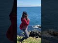 Playing Tin Whistle To Seals - Pembrokeshire Coast, Wales, UK